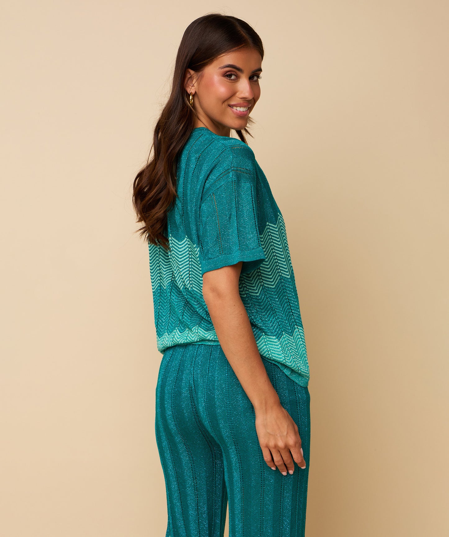 Heyb - Dani T-shirt - Aqua - Marve Amsterdam