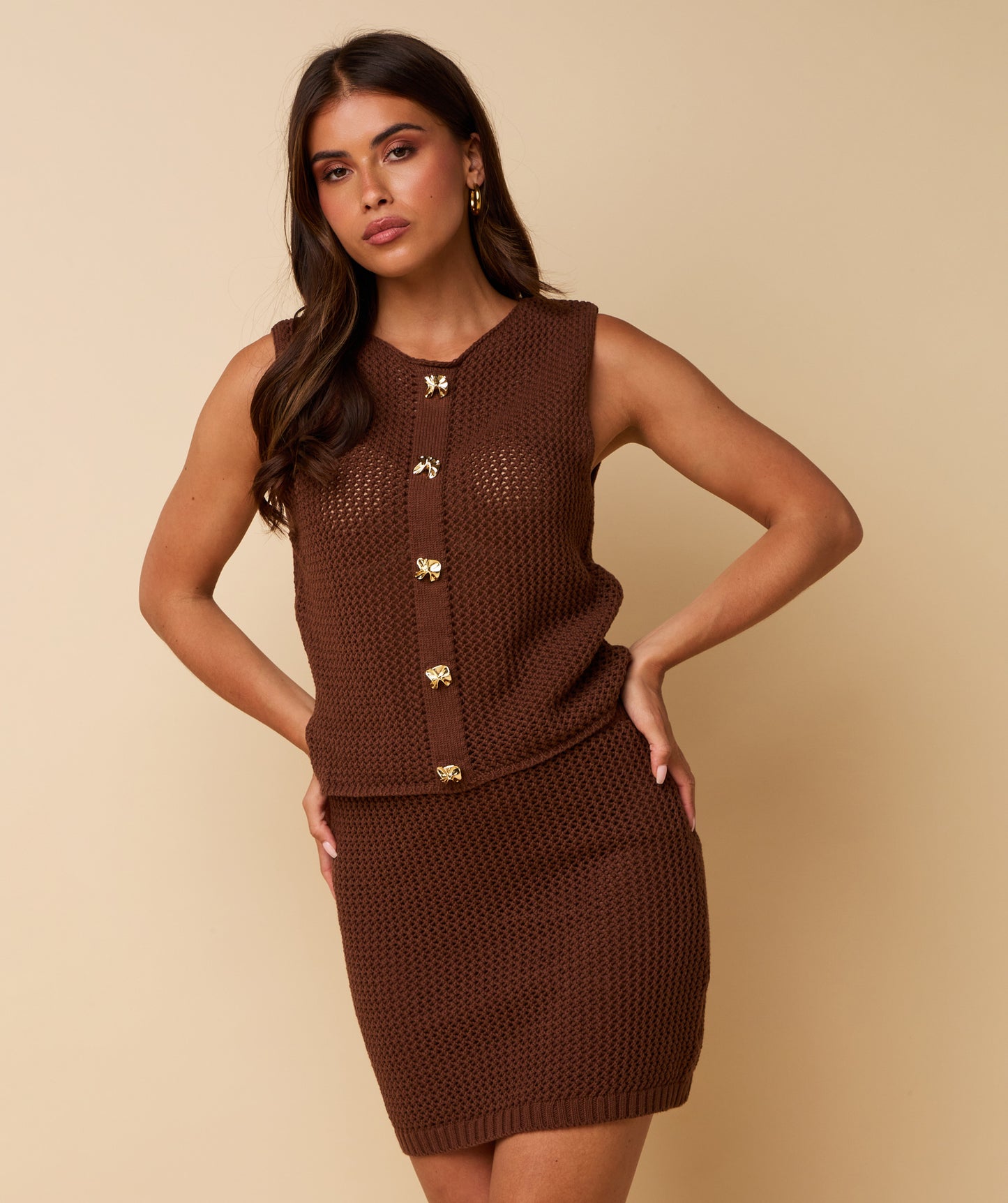 Heyb - Rose Top - Brown - Marve Amsterdam