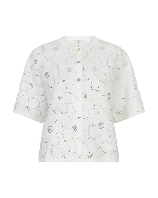 Heyb - Suki Cardigan - White