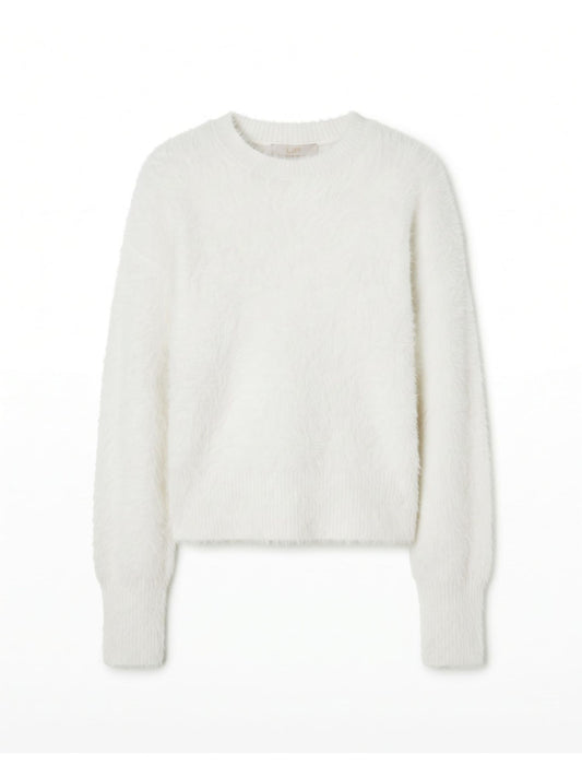Heyb - Fauve Sweater - White