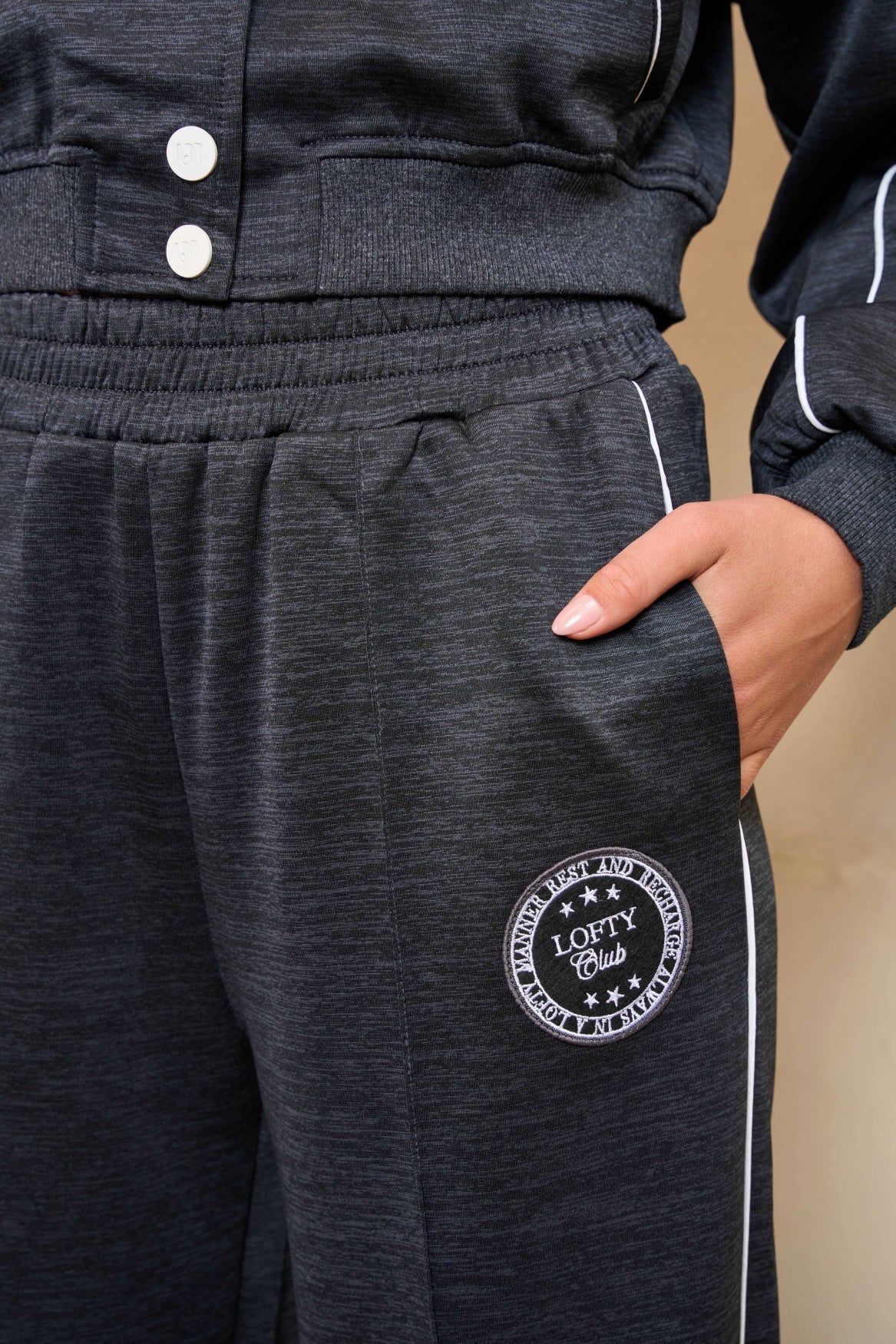 Lofty Manner - Trouser Jill - Dark Grey - Marve Amsterdam