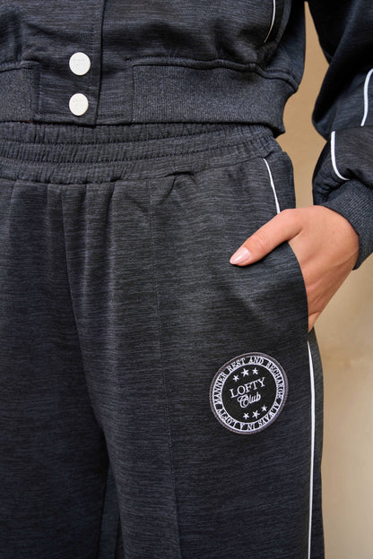 Lofty Manner - Trouser Jill - Dark Grey - Marve Amsterdam