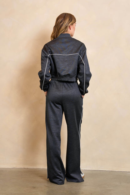 Lofty Manner - Trouser Jill - Dark Grey - Marve Amsterdam