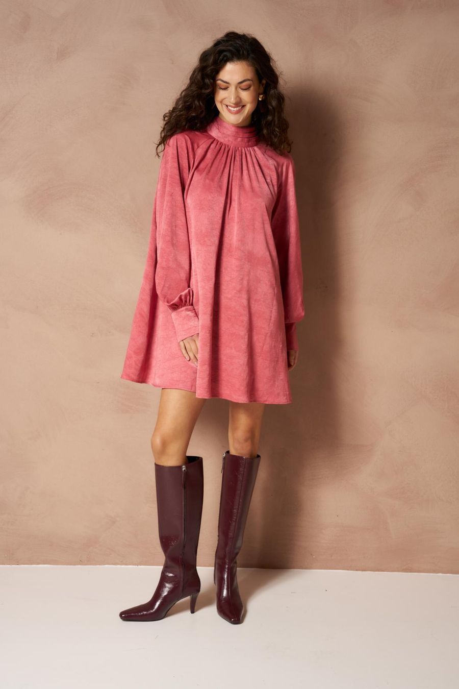 Lofty Manner - Dress Luvi - Coral