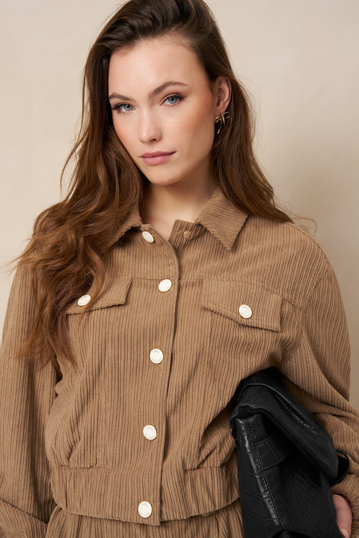 Lofty Manner - Jacket Jaxy - Corduroy - Taupe