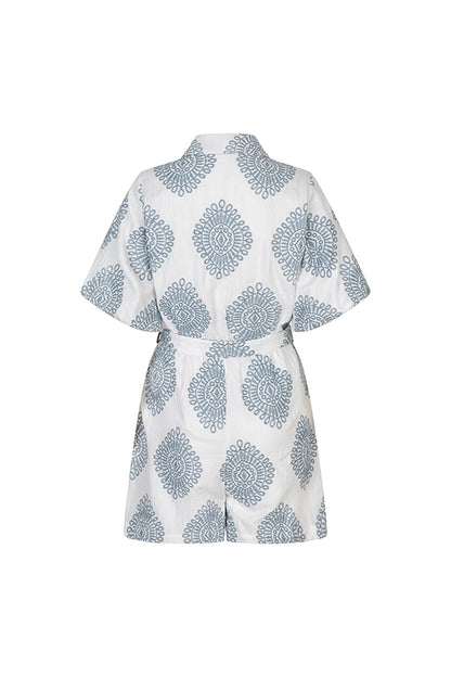 Lofty Manner - Playsuit Talari - White Blue