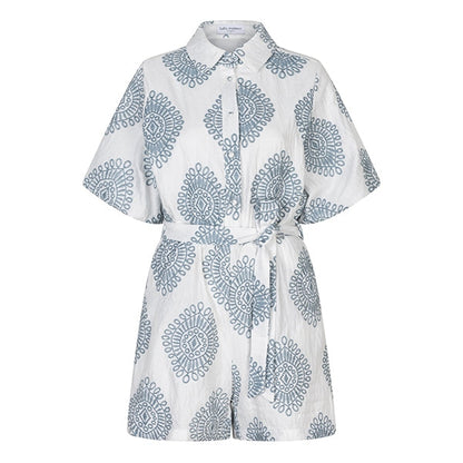 Lofty Manner - Playsuit Talari - White Blue