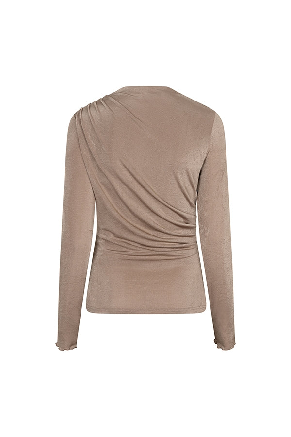 Lofty Manner - Top Jimmi - Draped Uni - Taupe