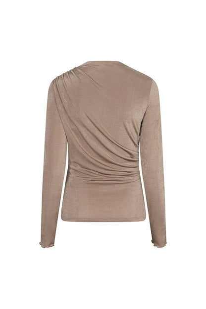 Lofty Manner - Top Jimmi - Draped Uni - Taupe