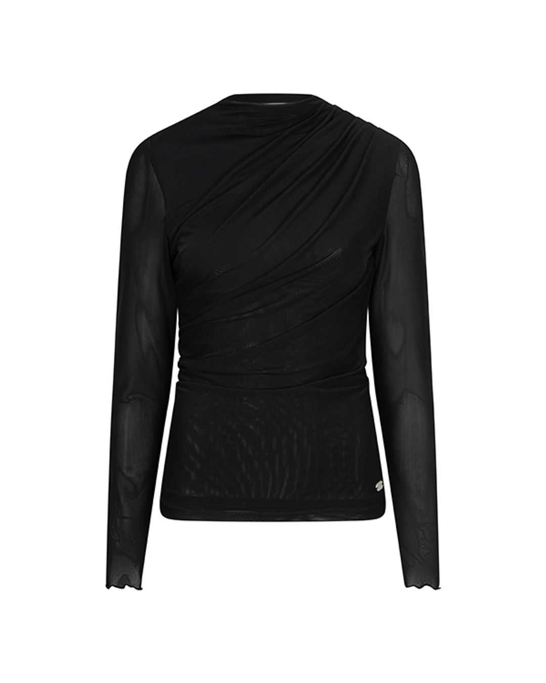 Lofty Manner - Top Jolien - Draped Mash - Black