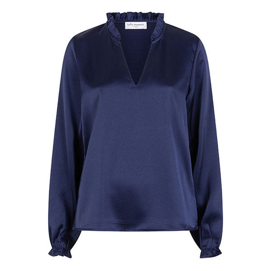 Lofty Manner - Blouse Eliza - Navy blue