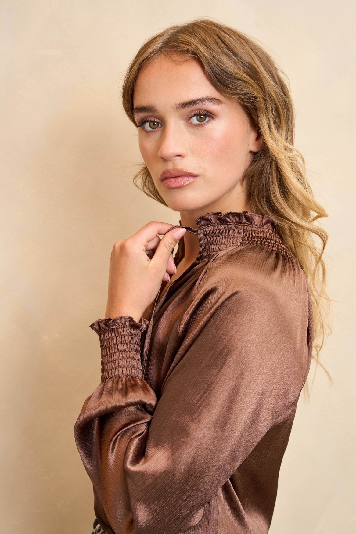 Lofty Manner - Blouse Tyra - Dark Brown