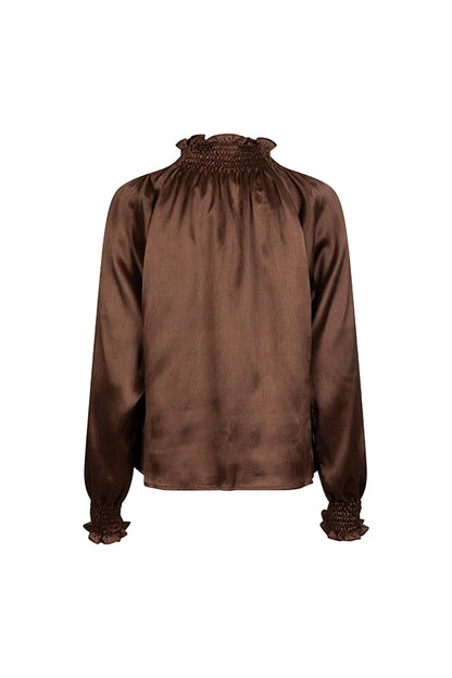 Lofty Manner - Blouse Tyra - Dark Brown