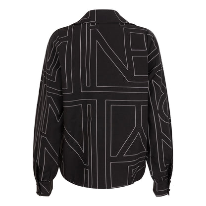 Lofty Manner - Blouse Eve - Black Graphic