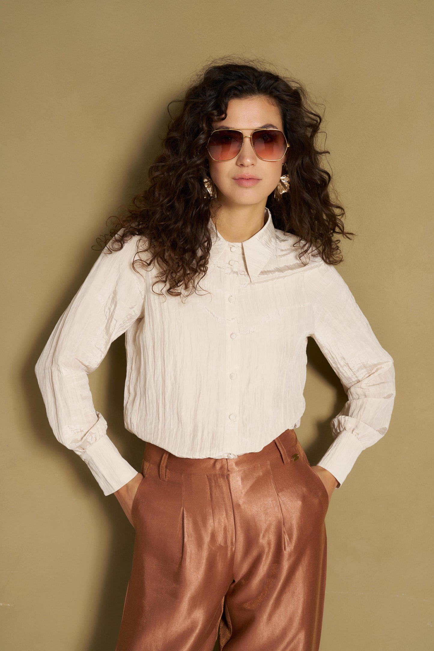 Lofty Manner - Pant Helvi - Caramel