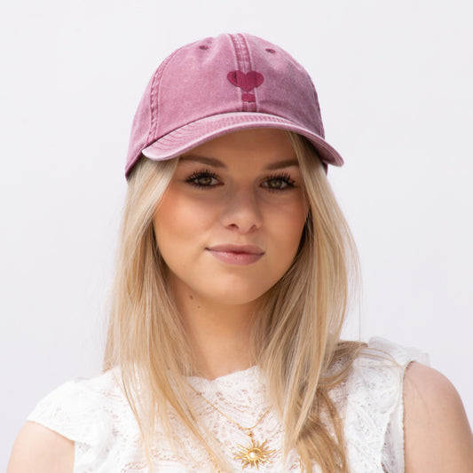 PiNNED by K Cap Washed Bordeaux
