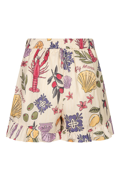 Lofty Manner - Skort Sandy - Multi Element Print