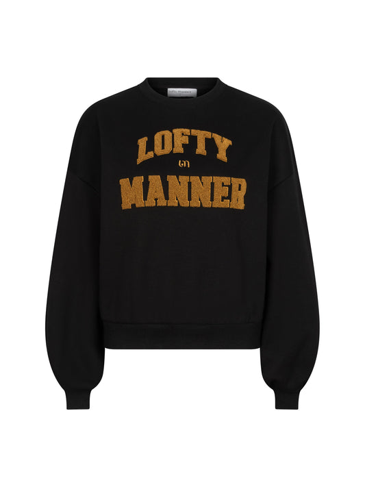 Lofty Manner - Sweater Kensi - Balloon Sleeve - Black