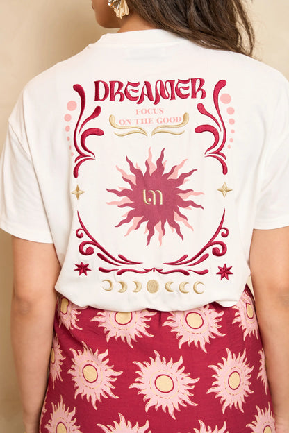 Lofty Manner - T-shirt Tiva - White - Marve Amsterdam