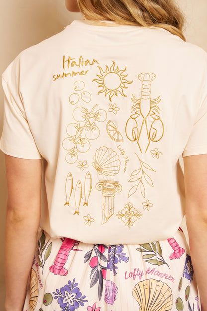 Lofty Manner - t- Shirt Vicky - Off White