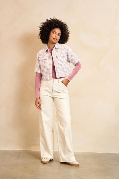 Lofty Manner - Top Arlina - Mauve pink