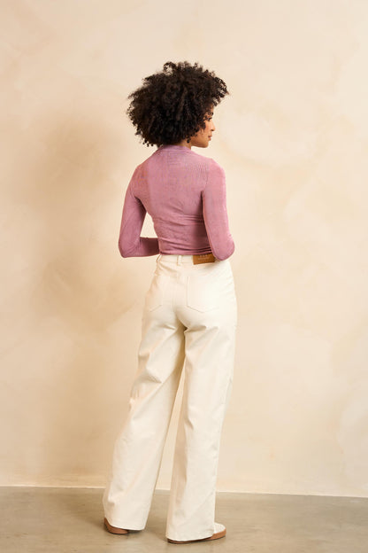 Lofty Manner - Top Arlina - Mauve pink