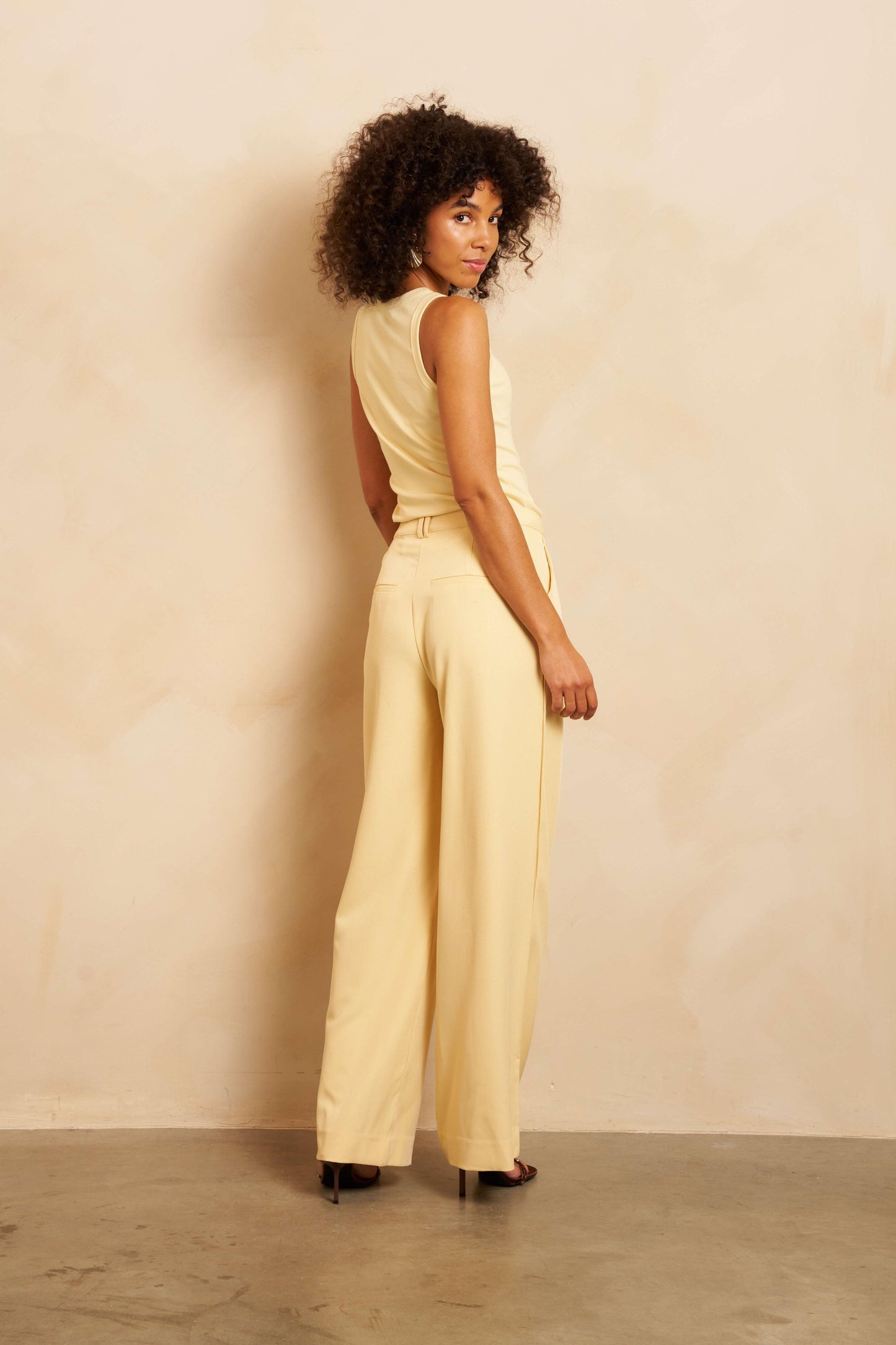 Lofty Manner - Trouser Cami - Butter Yellow