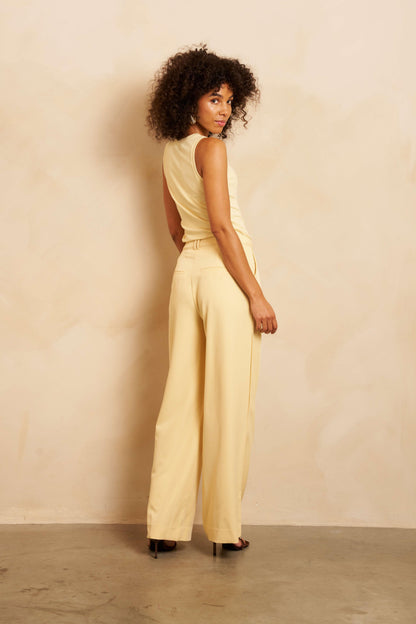 Lofty Manner - Trouser Cami - Butter Yellow