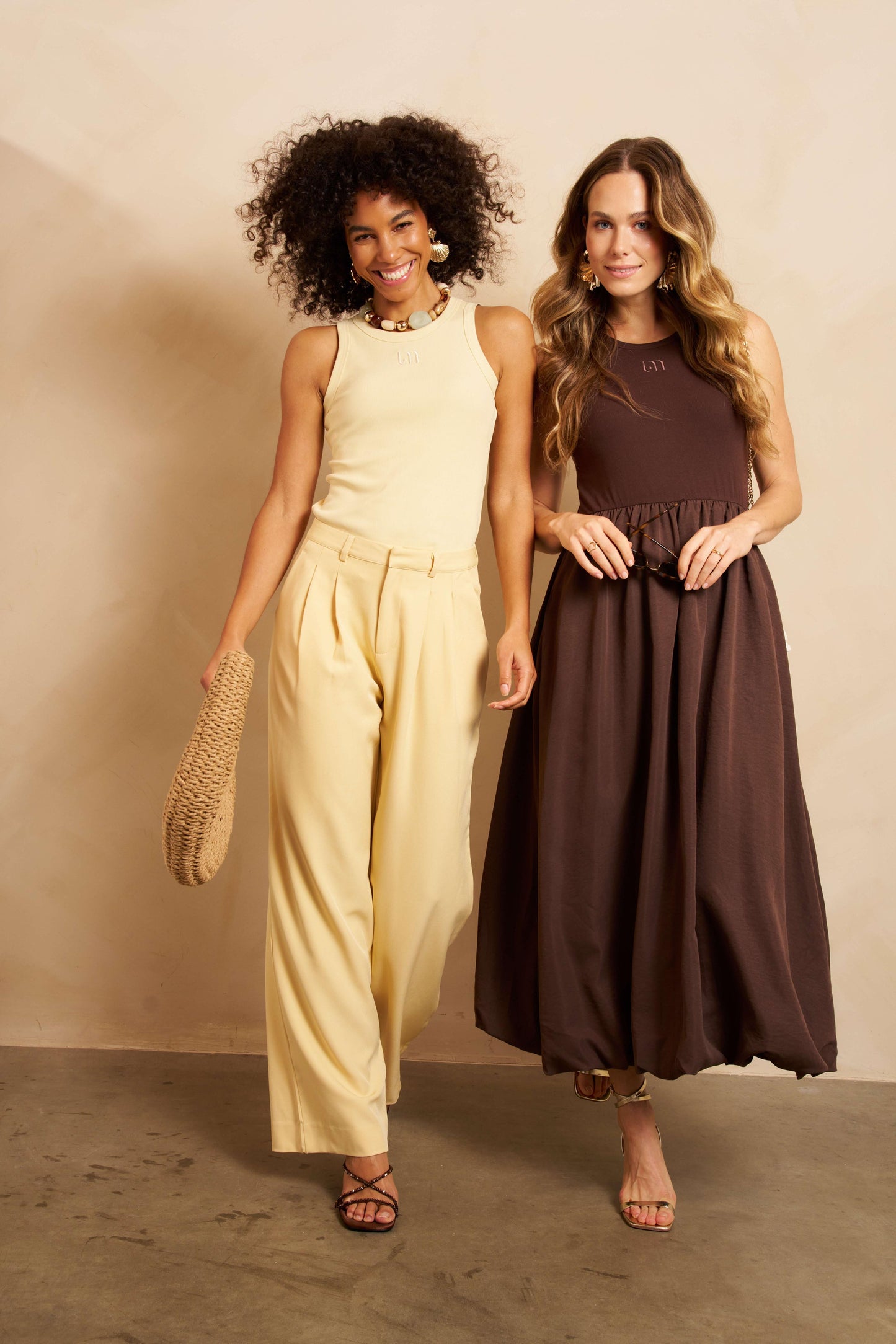 Lofty Manner - Trouser Cami - Butter Yellow