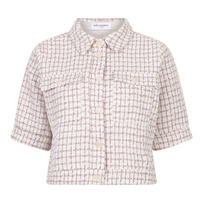 Lofty Manner - Top Ines - Ecru mauve pink - Marve Amsterdam