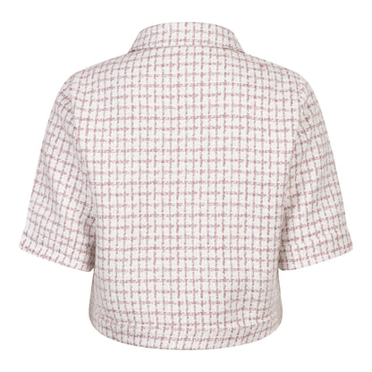 Lofty Manner - Top Ines - Ecru mauve pink - Marve Amsterdam