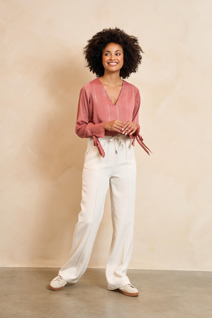 Lofty Manner - Trouser Serin - Ecru - Marve Amsterdam