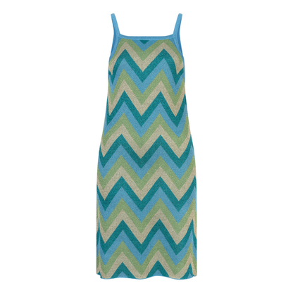 Heyb - Aruba Dress - Blue Gold - Marve Amsterdam
