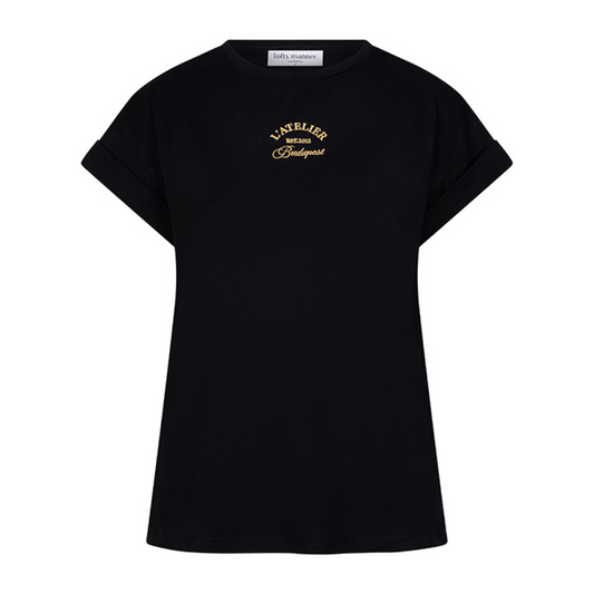 Lofty Manner - T-shirt Monika - Black
