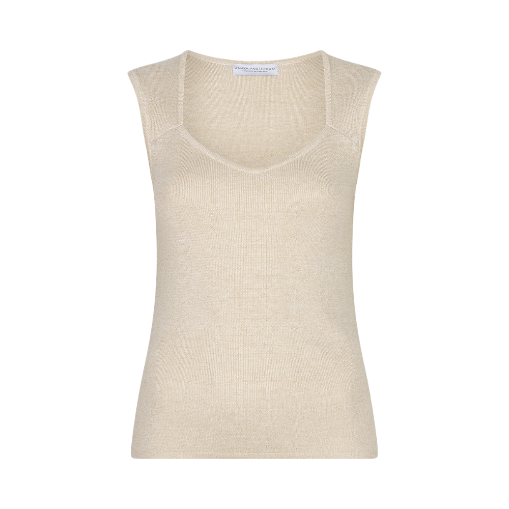 Amaya Amsterdam - Sunroot Top - Beige - Marve Amsterdam
