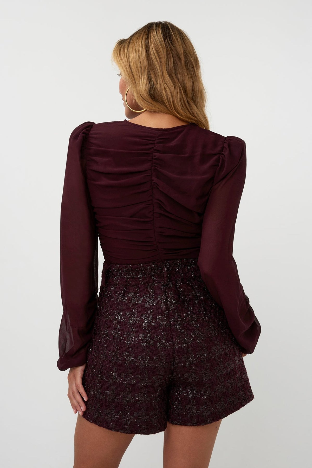 Amaya Amsterdam - Icy Blouse - Aubergine
