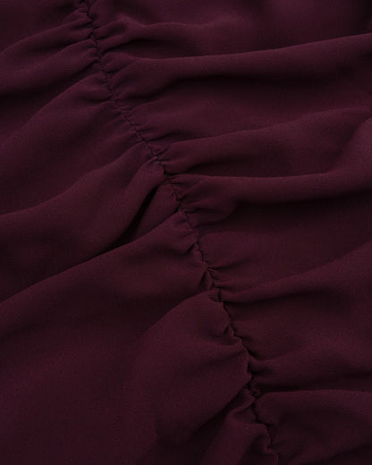 Amaya Amsterdam - Icy Blouse - Aubergine