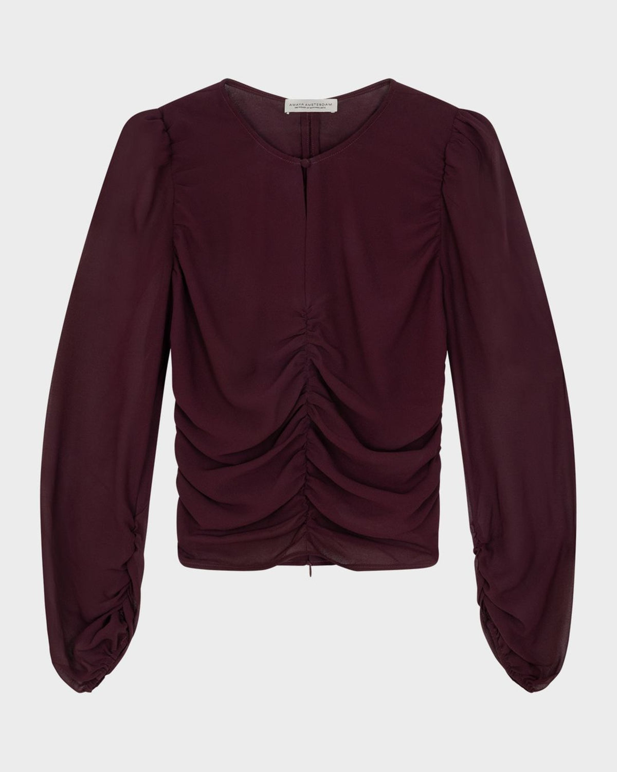Amaya Amsterdam - Icy Blouse - Aubergine
