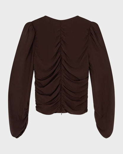 Amaya Amsterdam - Icy Blouse - Brown