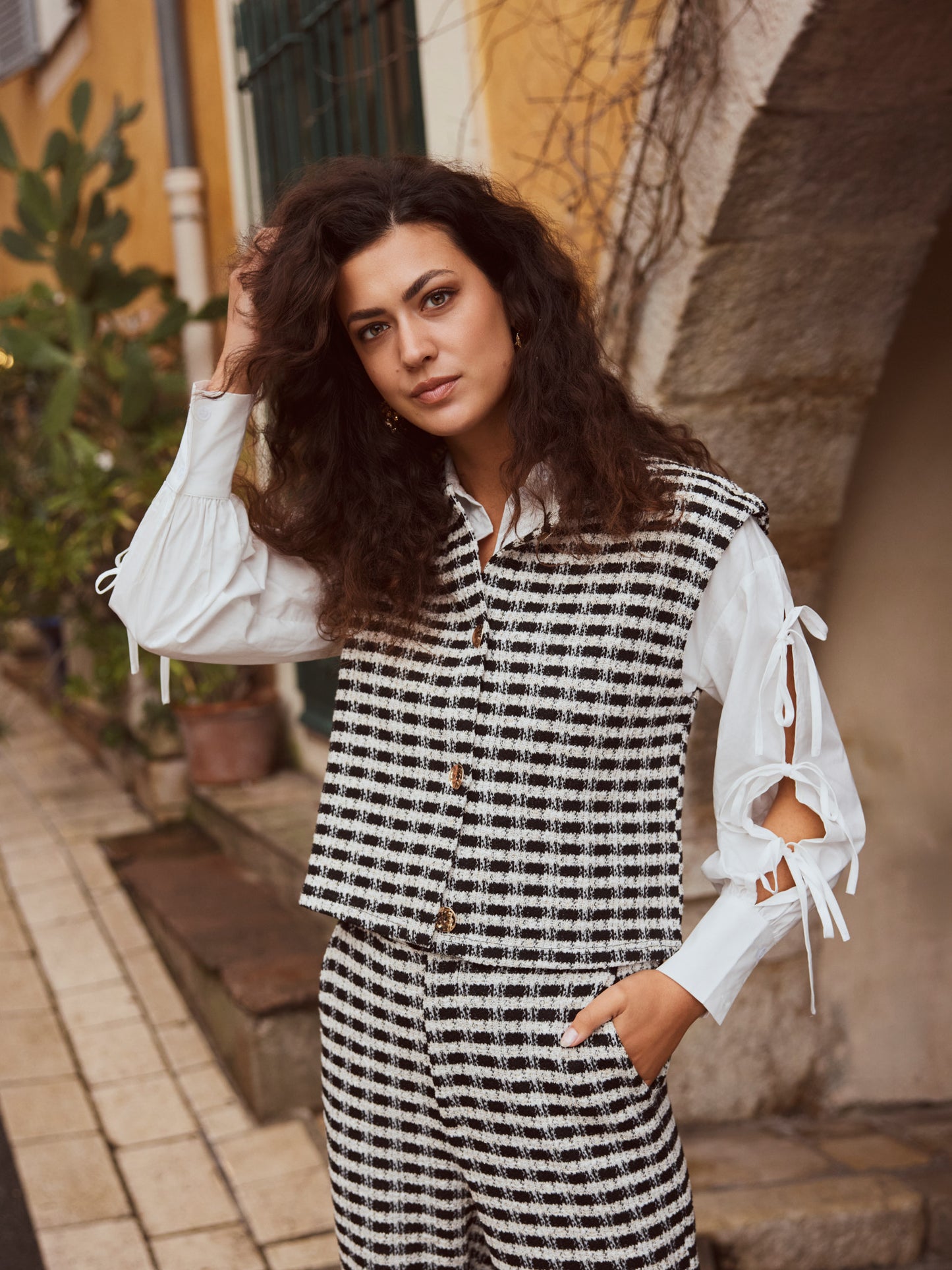 Lofty Manner - Blouse Rosy - White